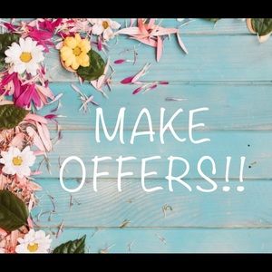 I WILL CONSIDER ALL OFFERS!!